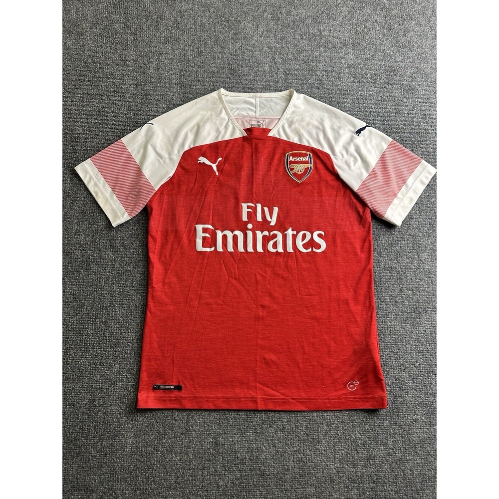 Mens Puma Arsenal 2018-19 Home Soccer Jersey Red White, Size M